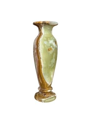 Elegant Polished Banded Stone Vase –Beautifully Crafted
